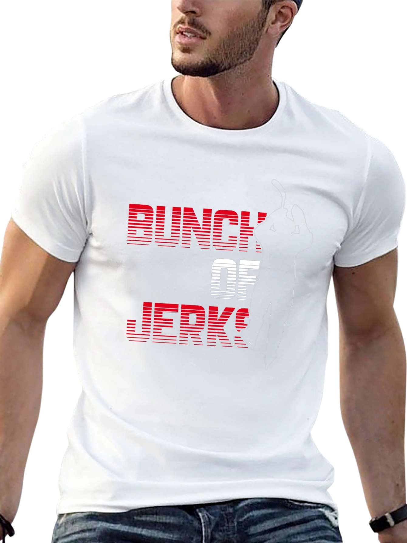Bunch of Jerks Hockey T-Shirt - Black