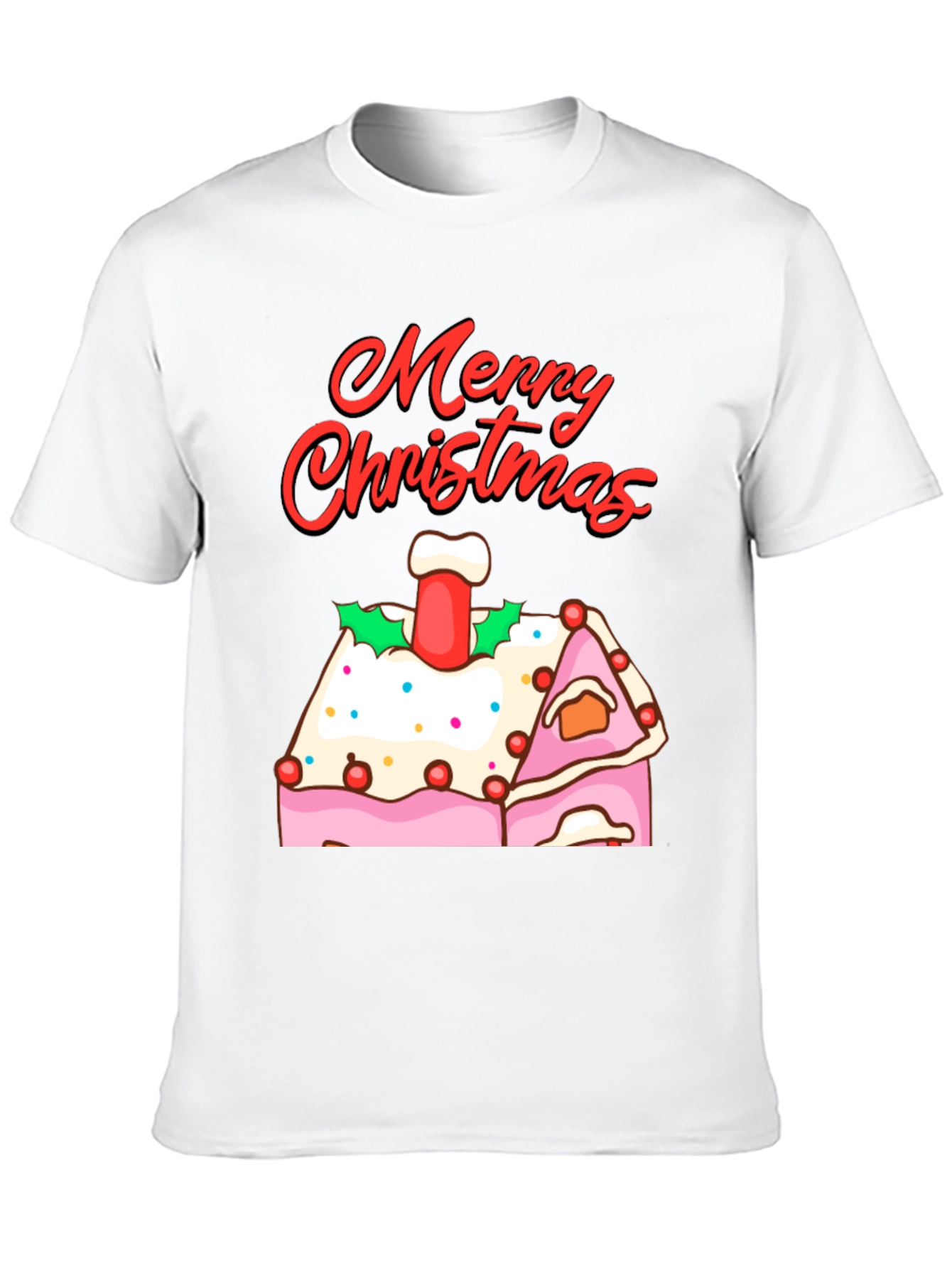 Merry Christmas Gingerbread House T-Shirt
