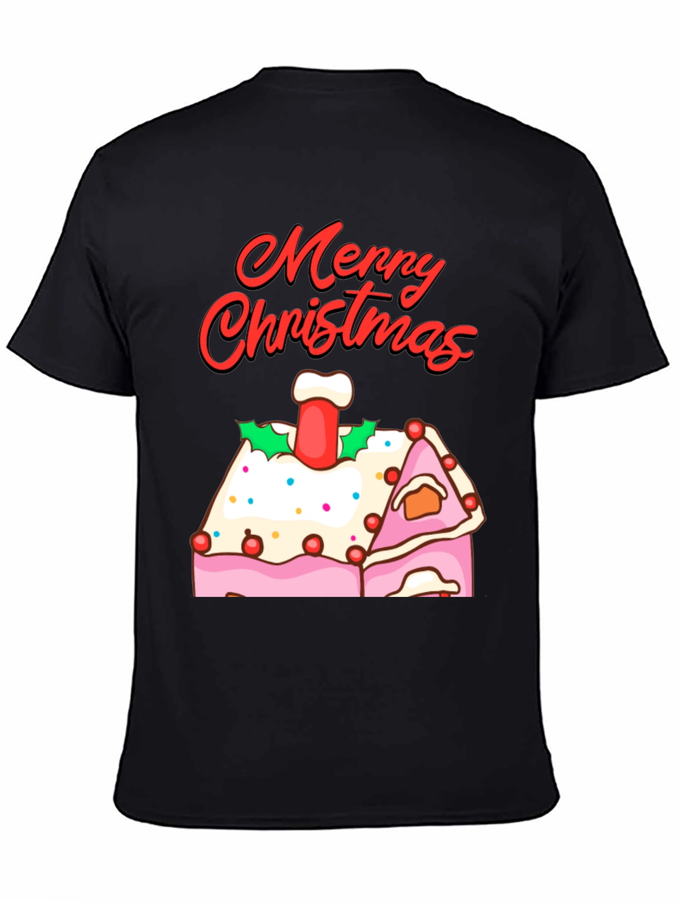 Merry Christmas Gingerbread House T-Shirt