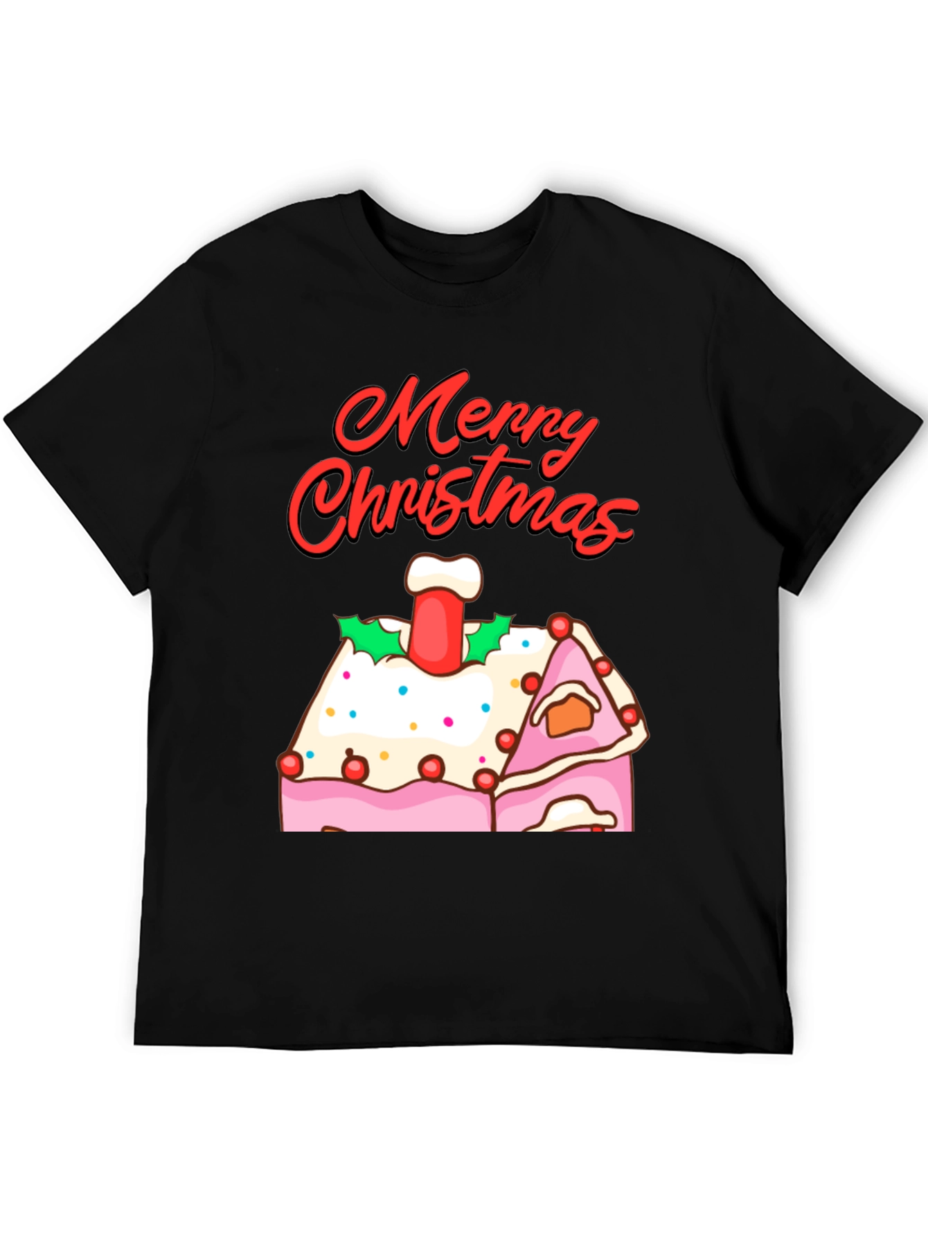 Merry Christmas Gingerbread House T-Shirt