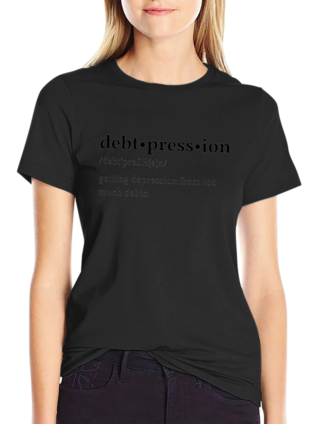 Debt-pression Definition Graphic T-Shirt