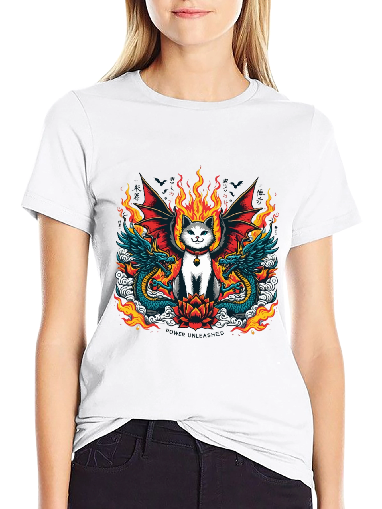 Dragon Cat Graphic Tee - Unleash Your Style!