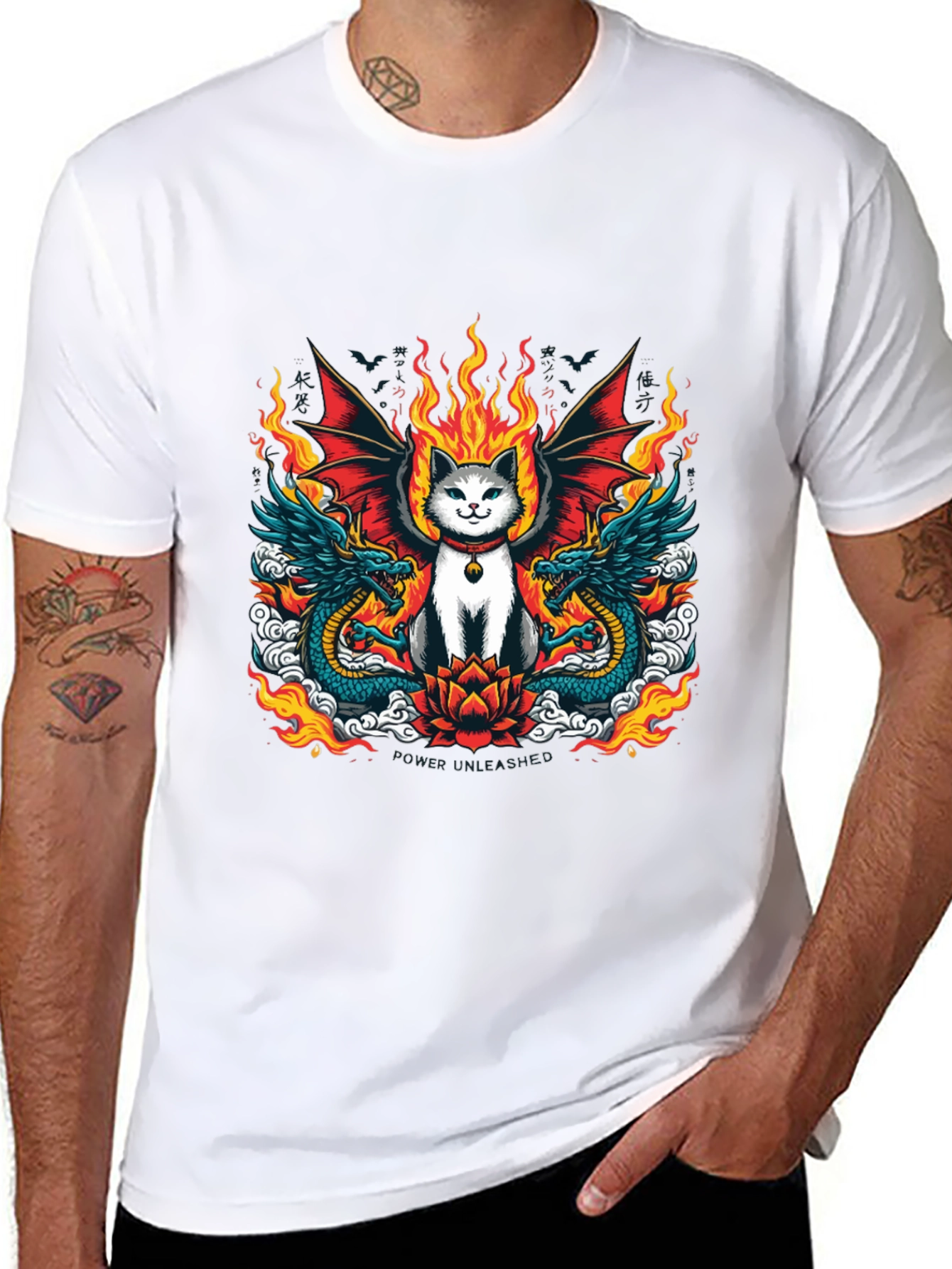 Dragon Cat Graphic Tee - Unleash Your Style!