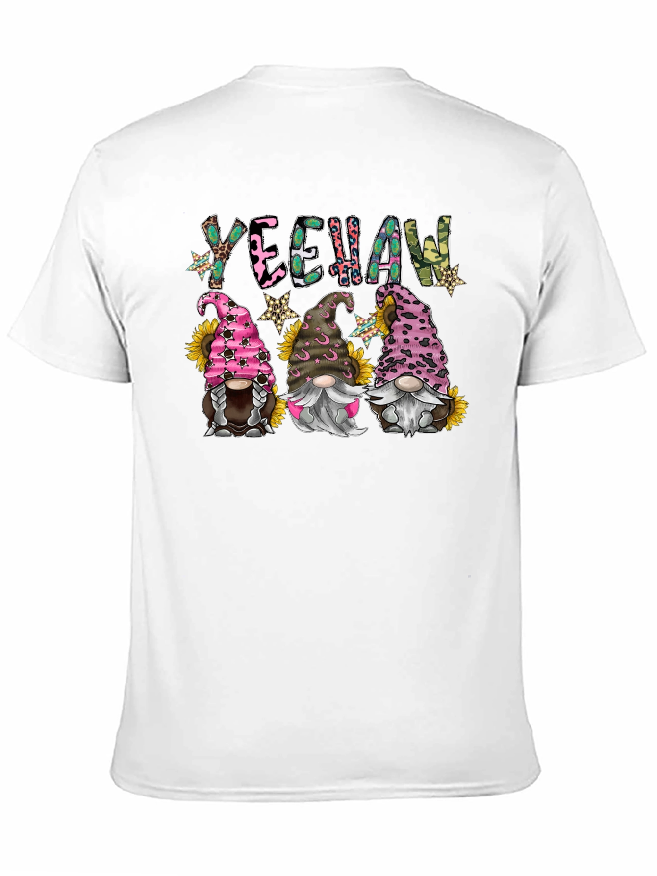 Yeehaw Gnomes Black Graphic Tee