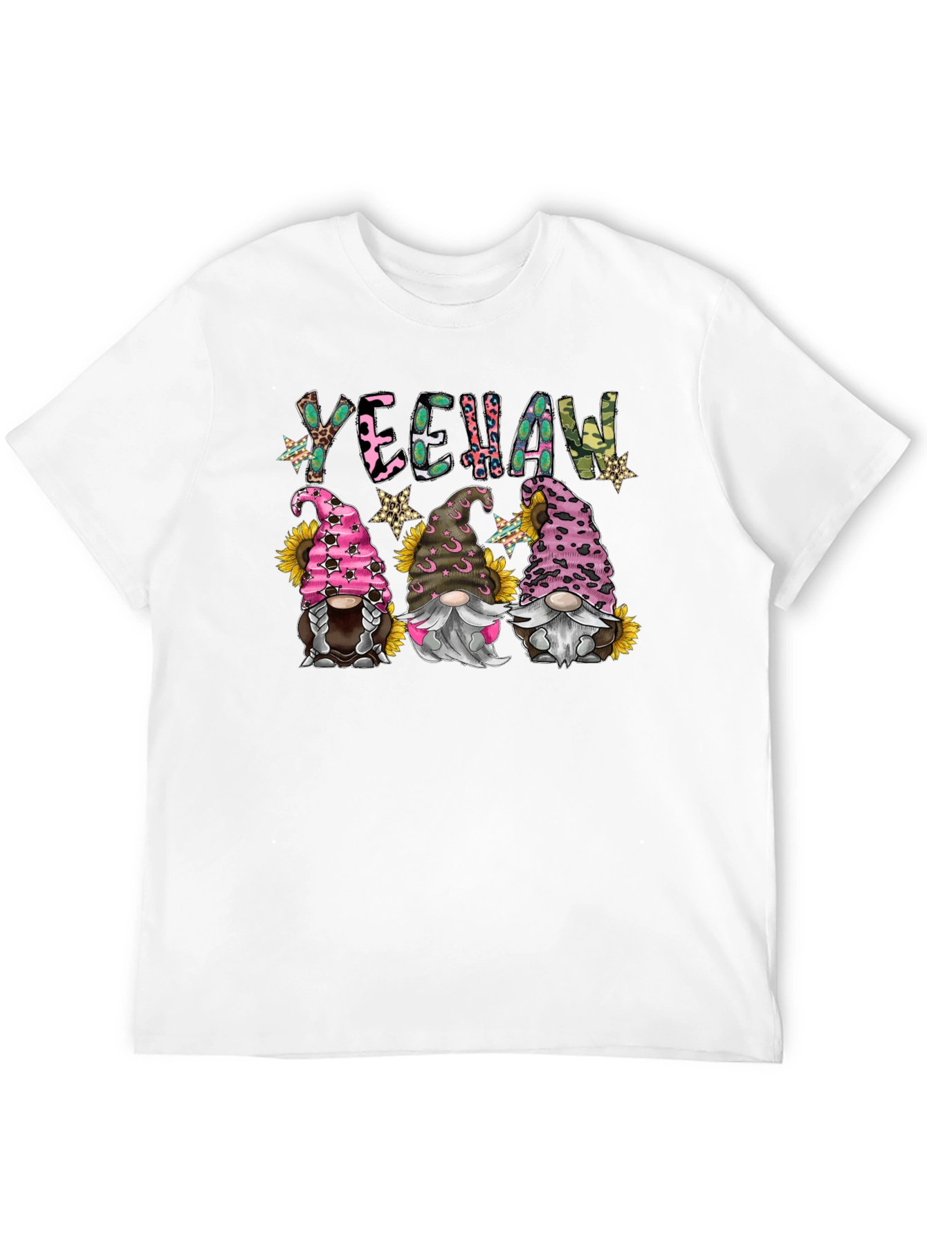 Yeehaw Gnomes Black Graphic Tee