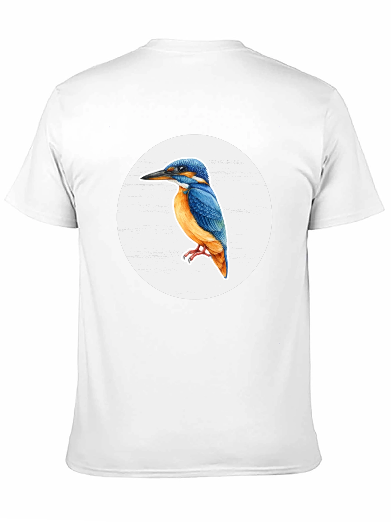 Kingfisher Graphic Tee - Stylish Bird Print T-Shirt