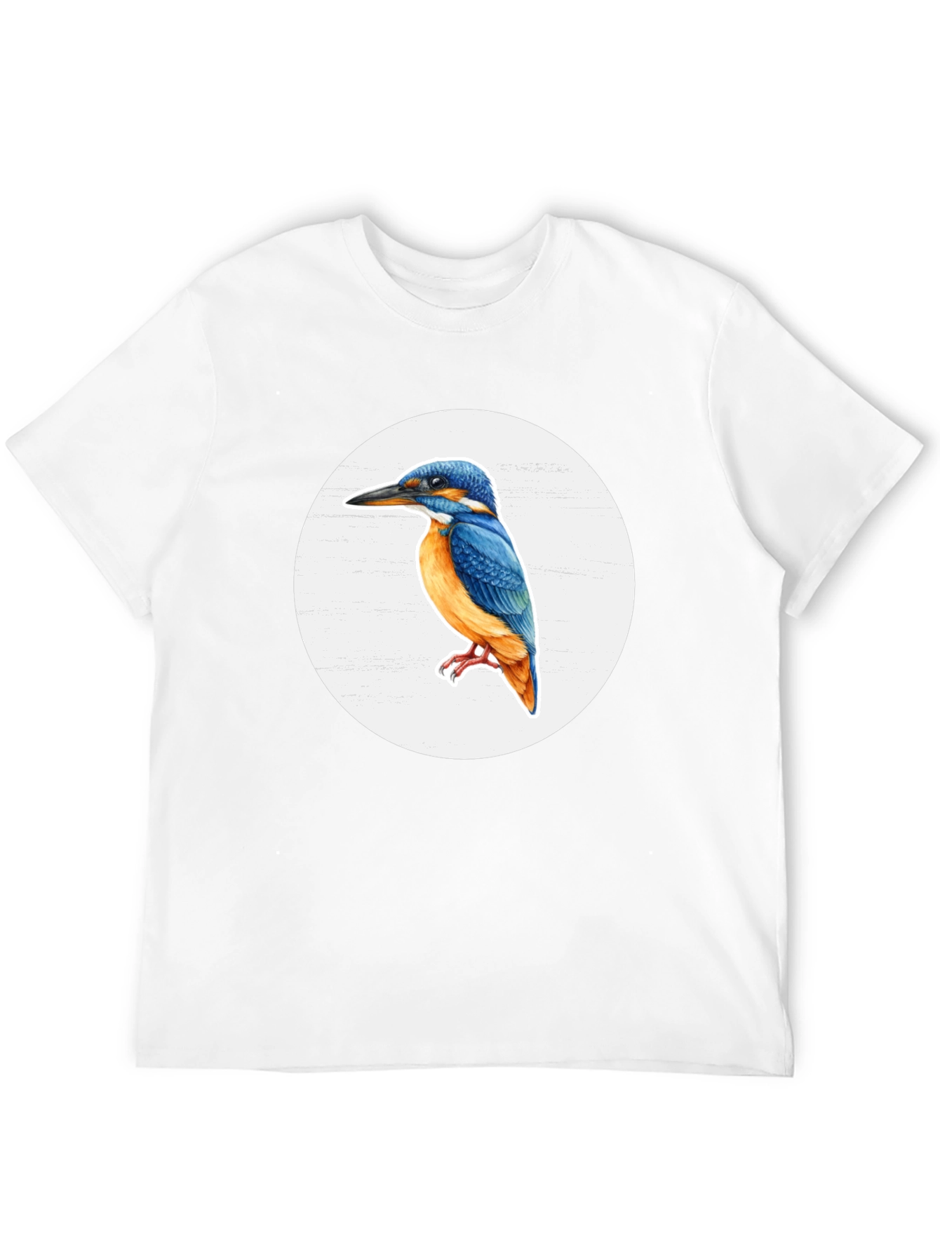 Kingfisher Graphic Tee - Stylish Bird Print T-Shirt