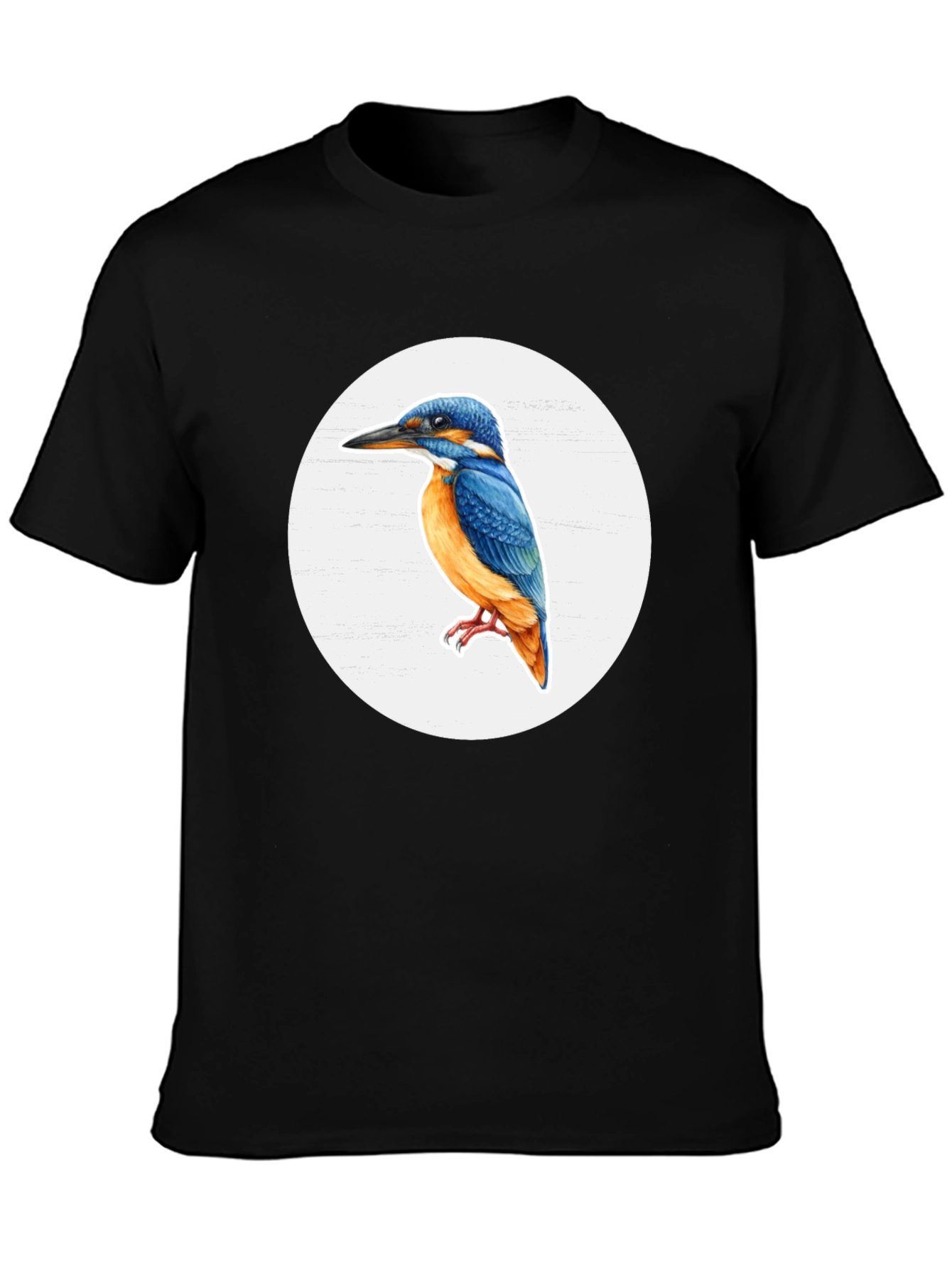 Kingfisher Graphic Tee - Stylish Bird Print T-Shirt