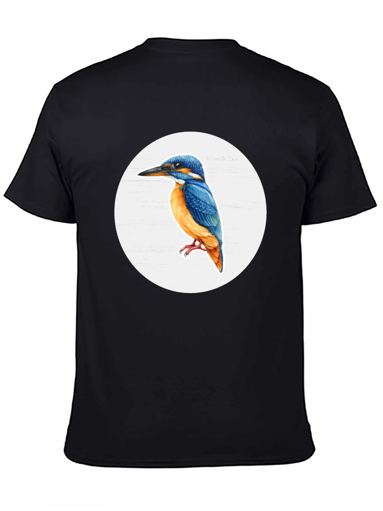 Kingfisher Graphic Tee - Stylish Bird Print T-Shirt