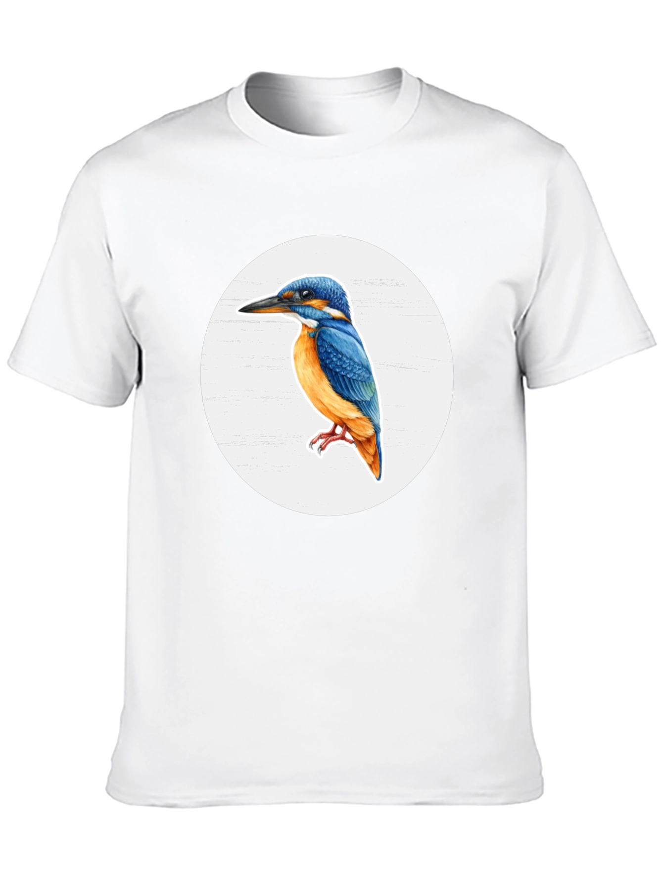 Kingfisher Graphic Tee - Stylish Bird Print T-Shirt