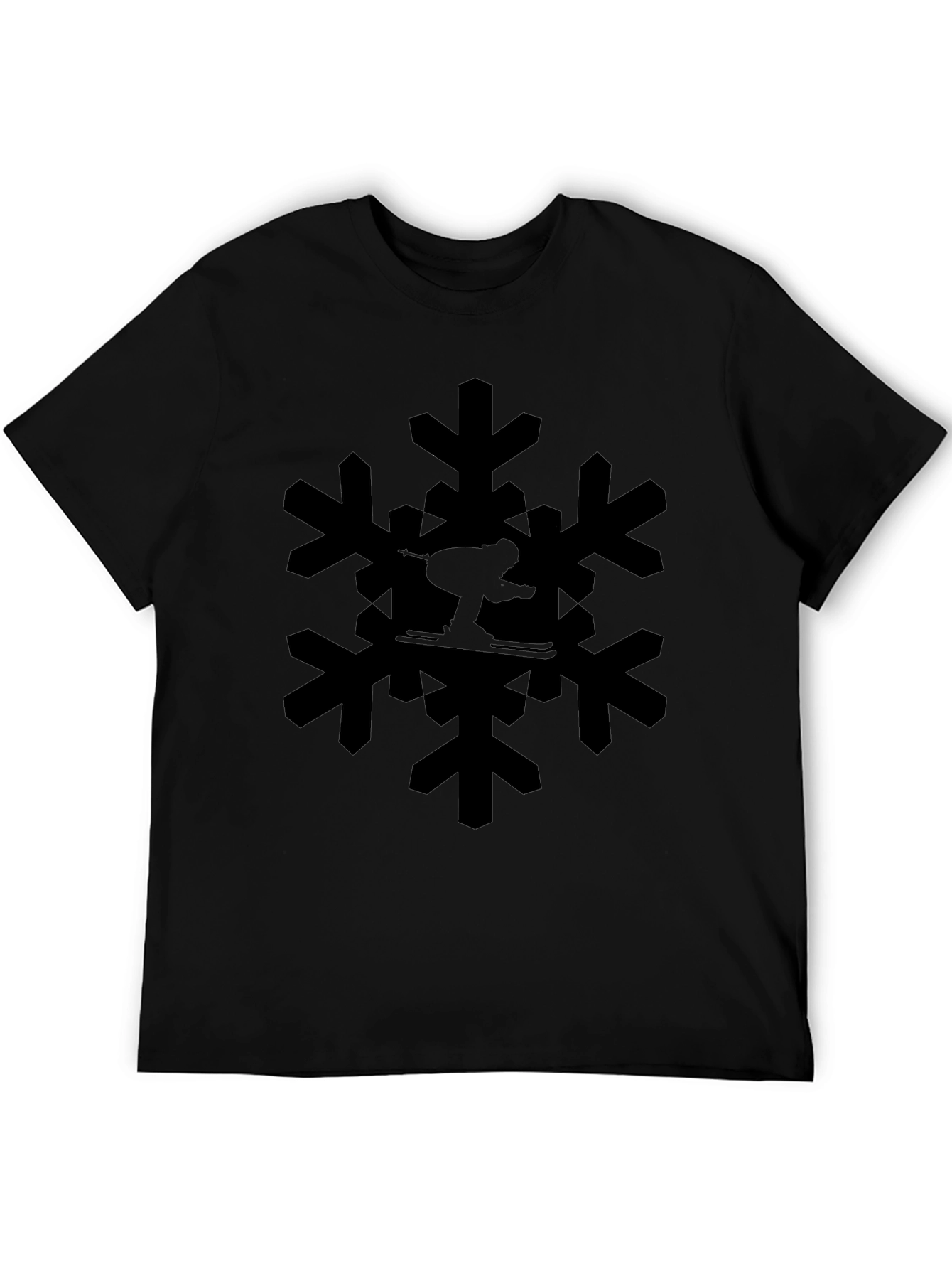 Snowflake Skiing T-Shirt