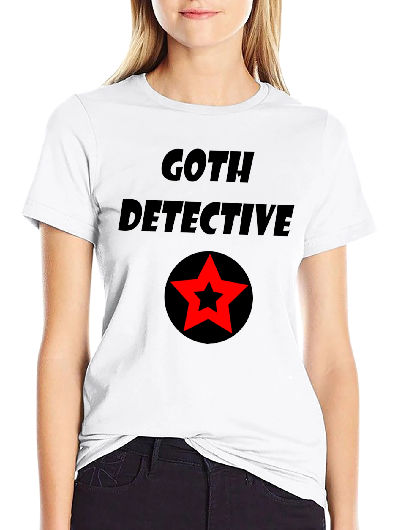Goth Detective Graphic T-Shirt