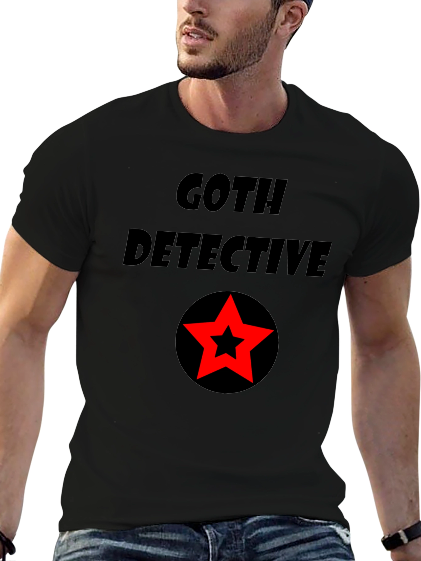 Goth Detective Graphic T-Shirt