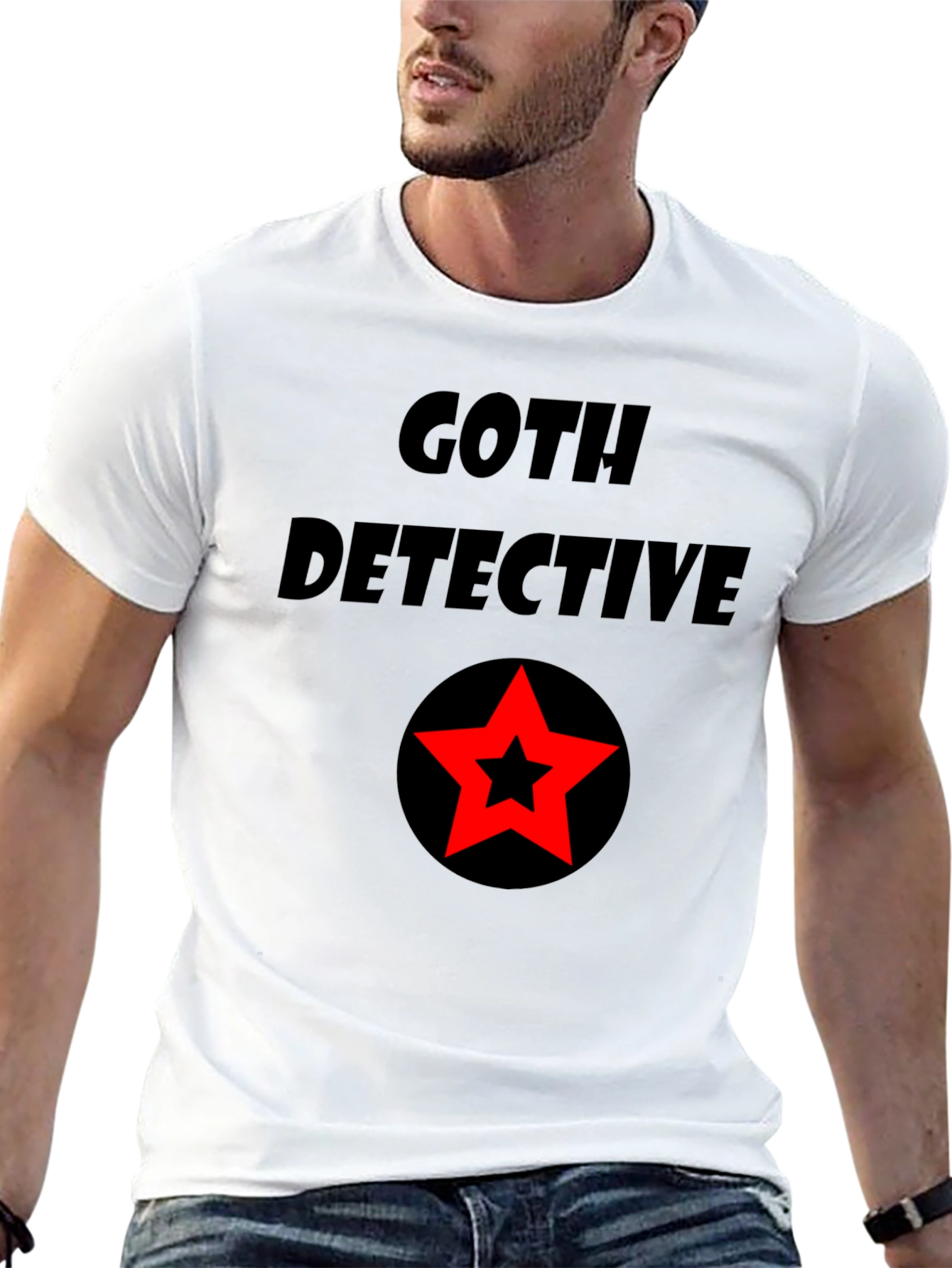 Goth Detective Graphic T-Shirt