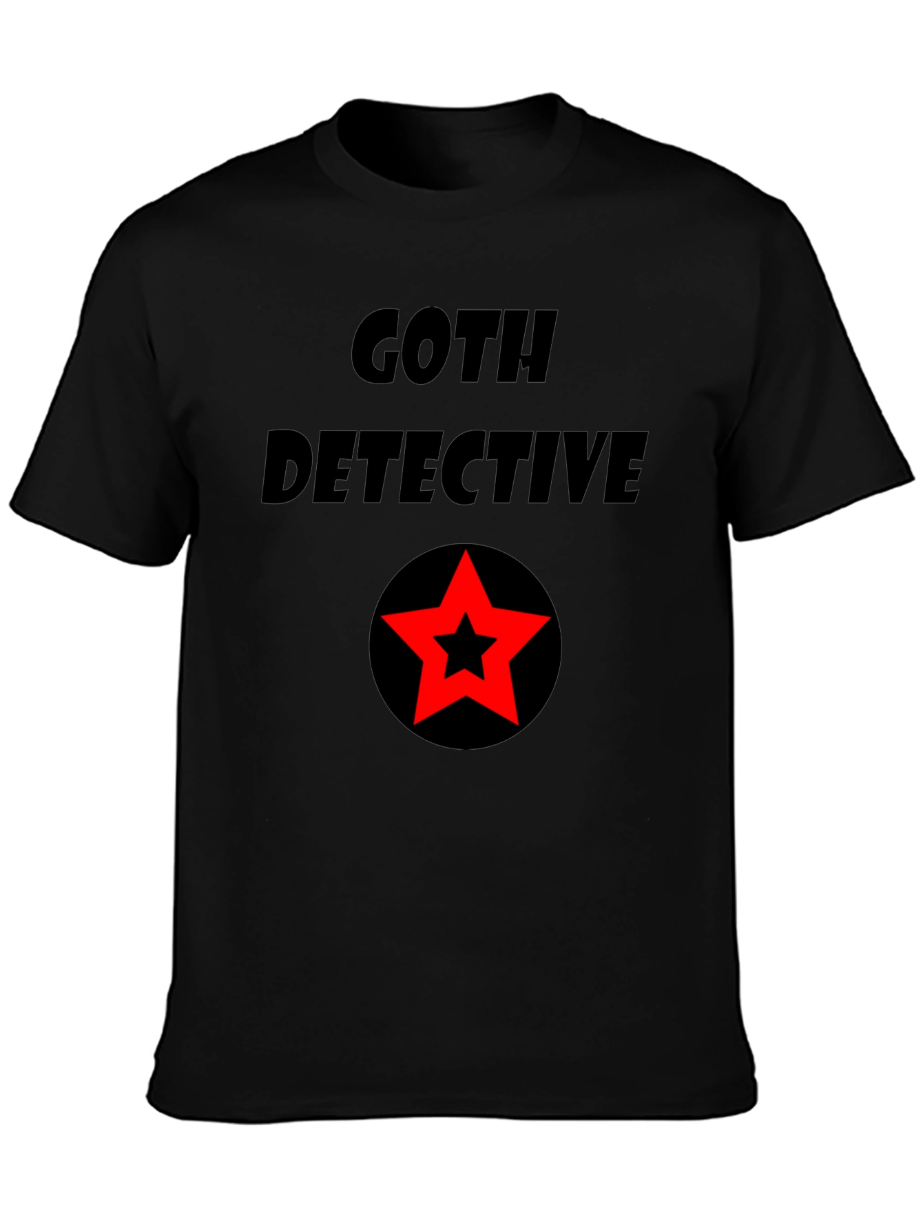 Goth Detective Graphic T-Shirt