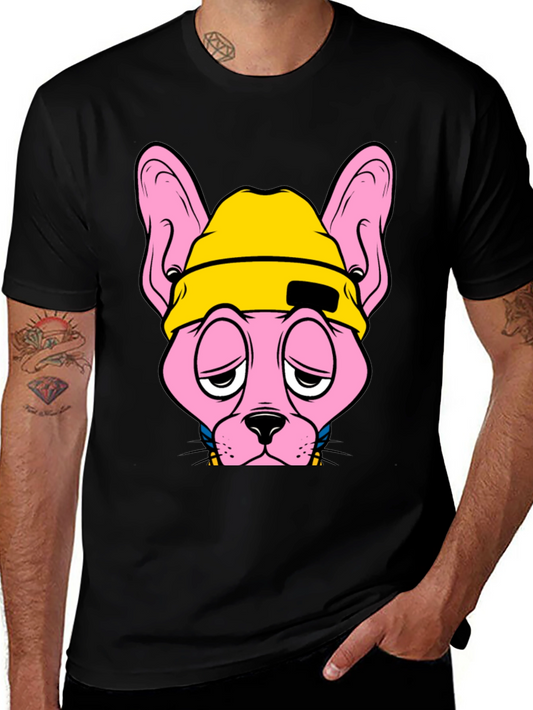 Cool Cat Graphic T-Shirt - Black