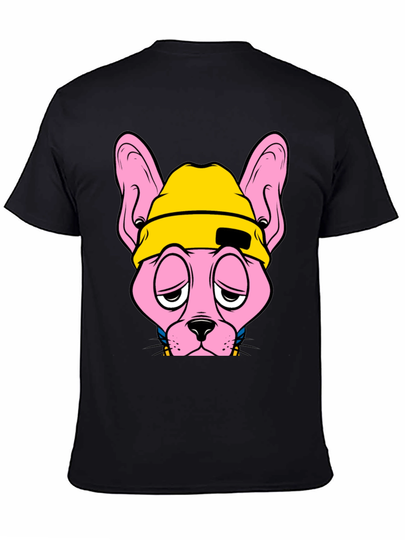 Cool Cat Graphic T-Shirt - Black