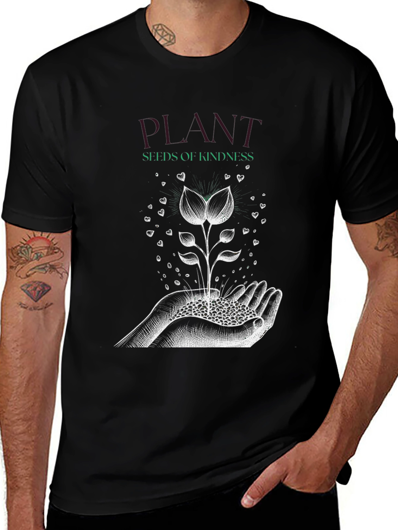 Plant Seeds of Kindness Graphic T-Shirt