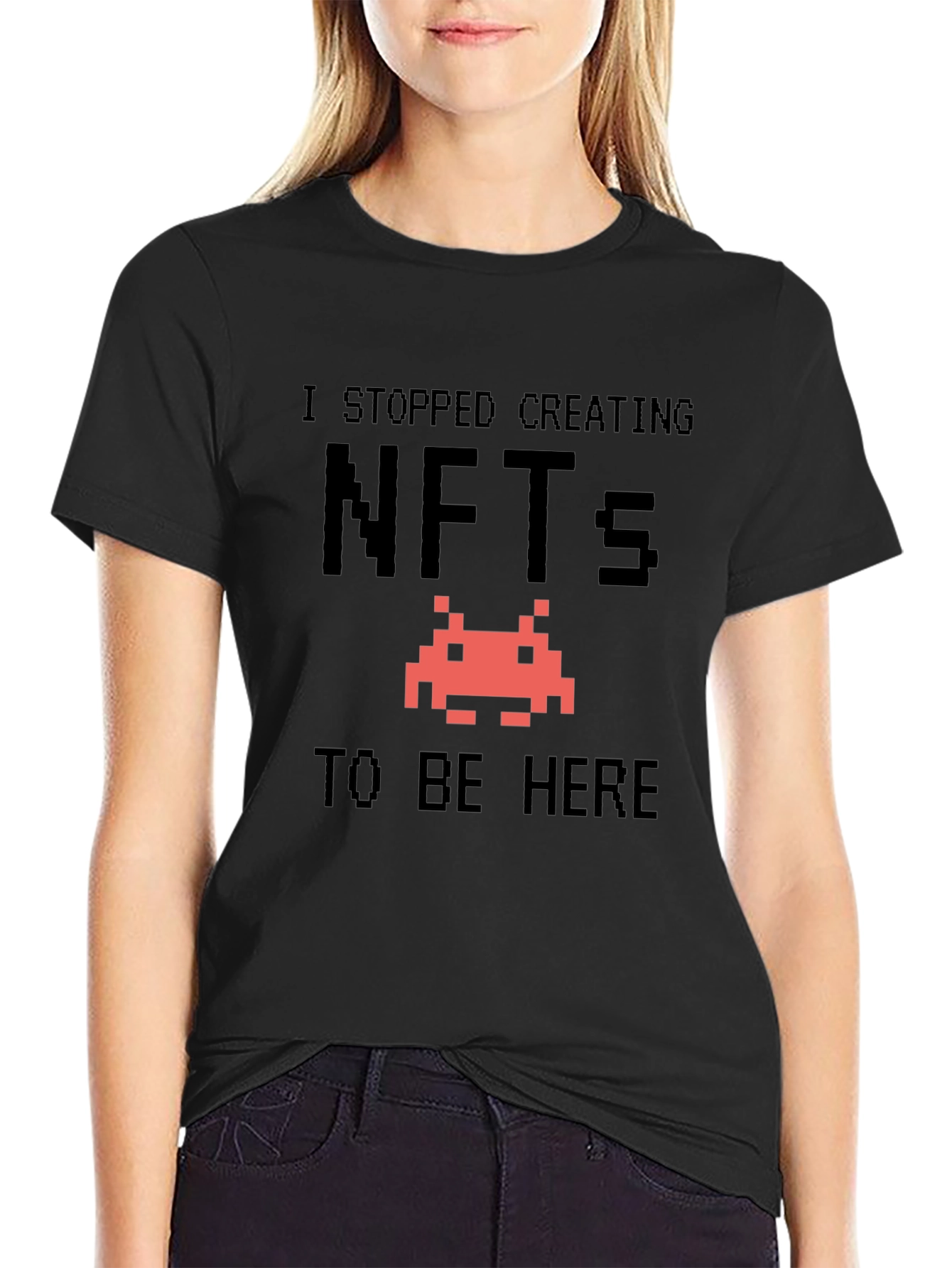 NFTs Humor T-Shirt - Stop Creating NFTs