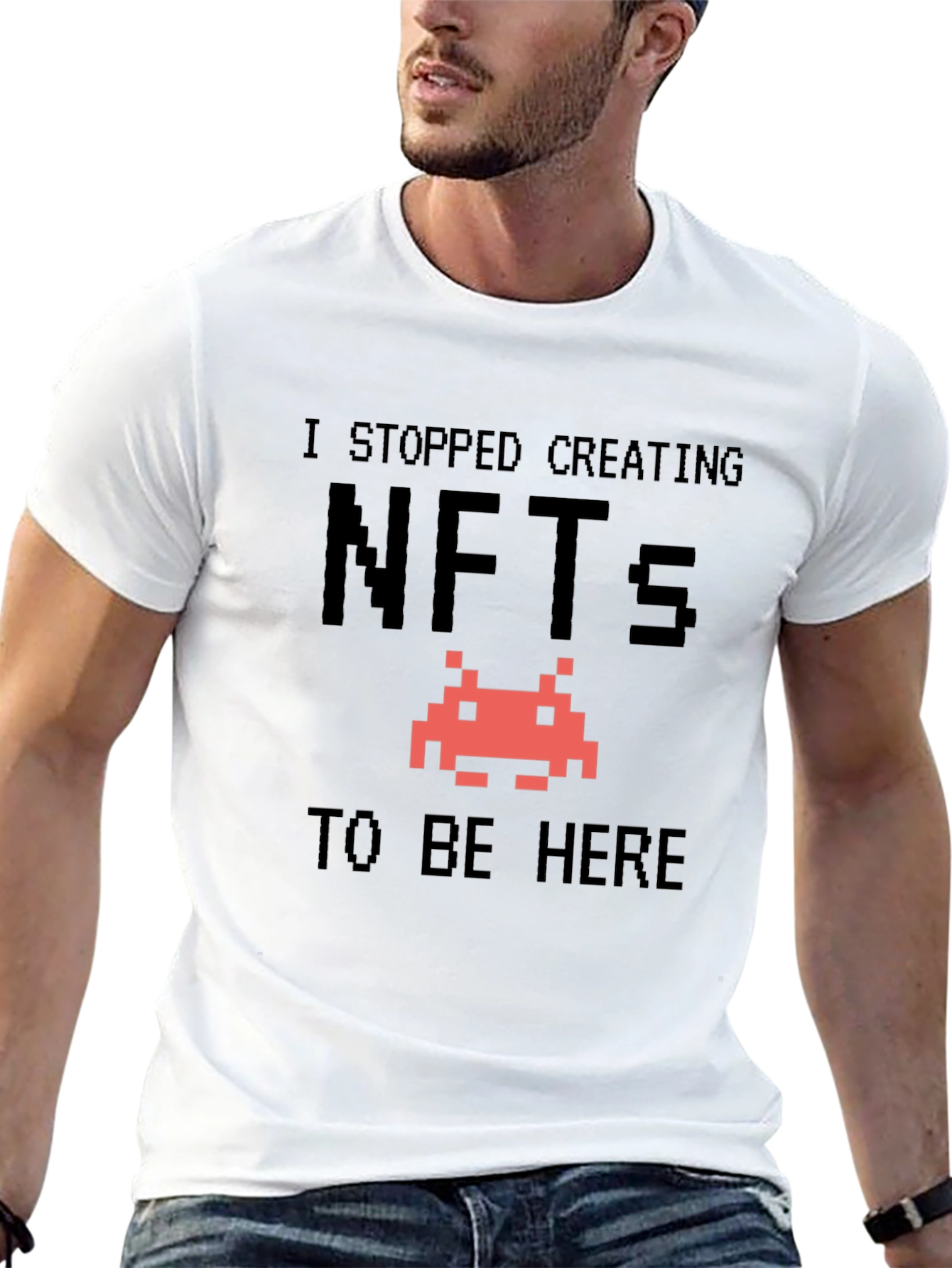 NFTs Humor T-Shirt - Stop Creating NFTs
