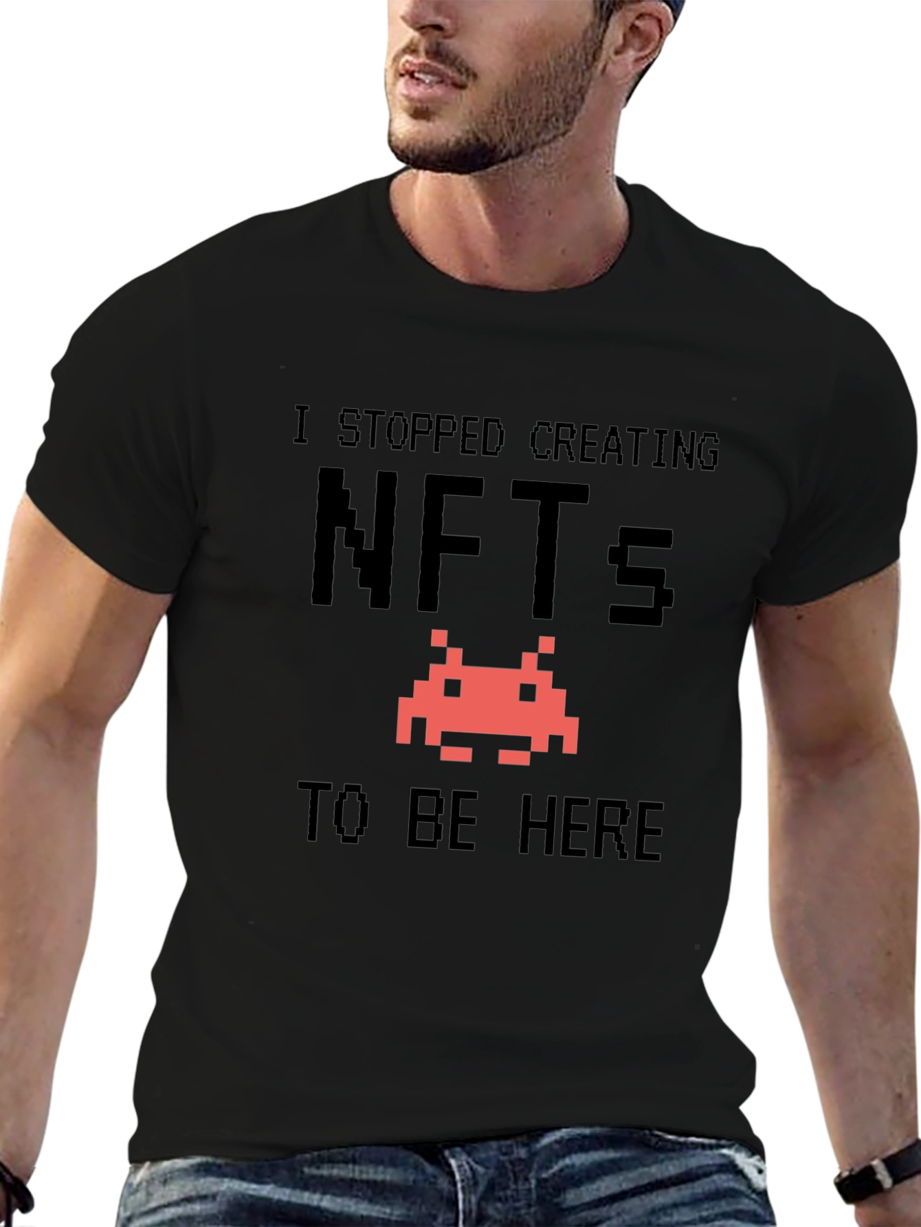 NFTs Humor T-Shirt - Stop Creating NFTs