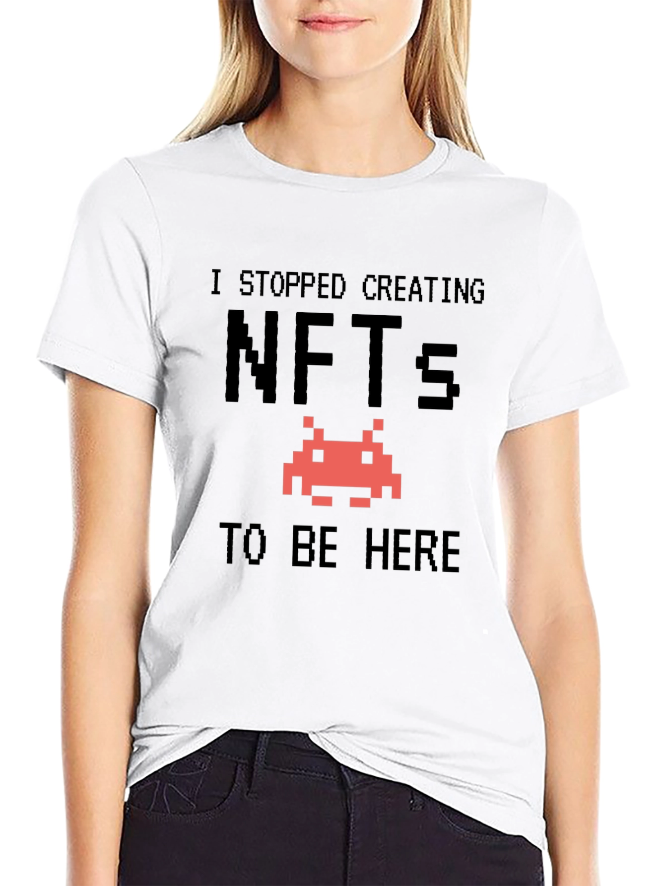 NFTs Humor T-Shirt - Stop Creating NFTs