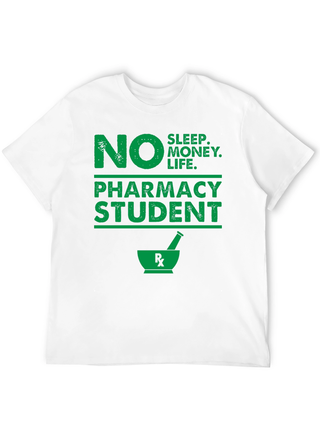 No Sleep Pharmacy Student Graphic T-Shirt