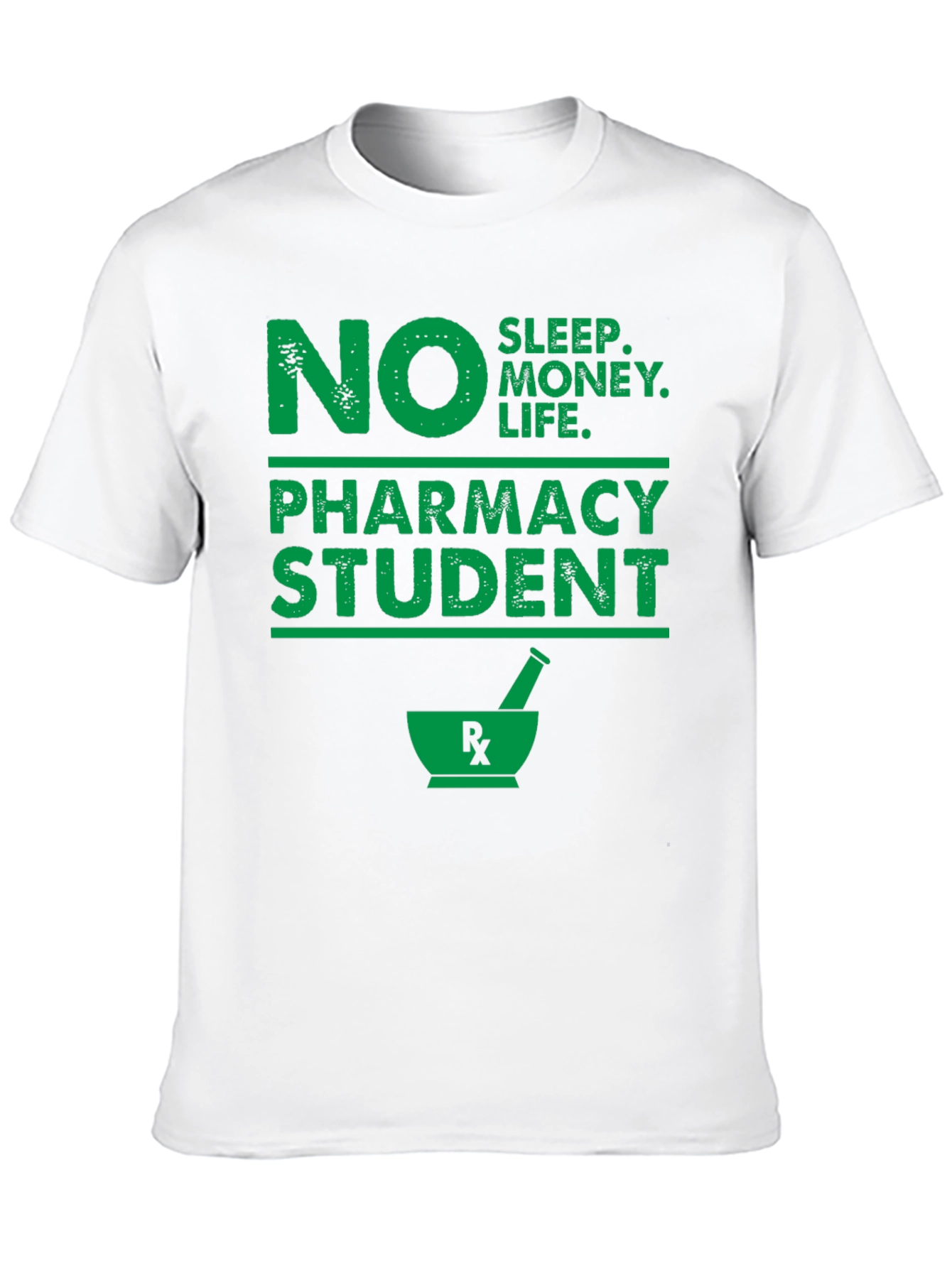 No Sleep Pharmacy Student Graphic T-Shirt