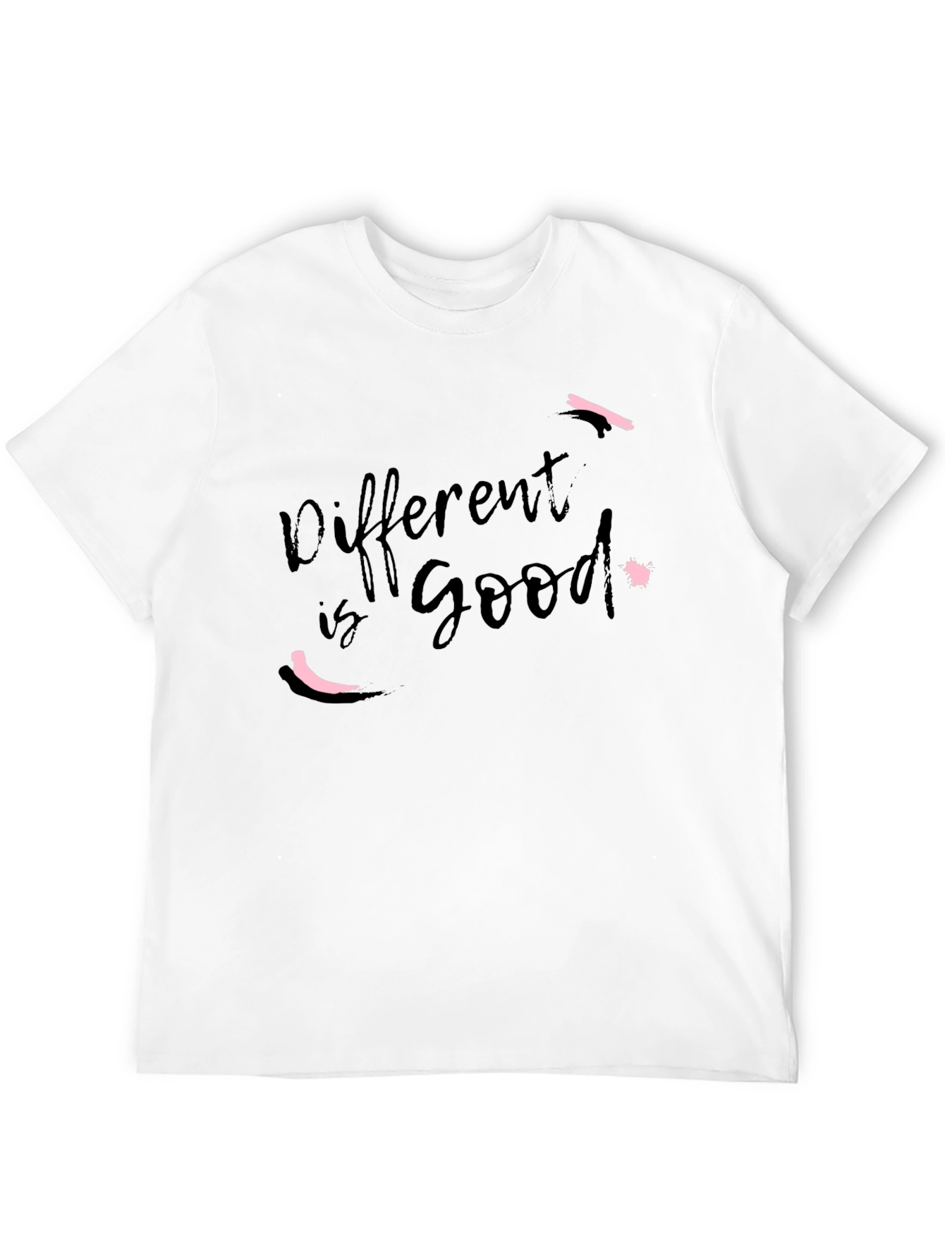 Different is Good Black Graphic Tee