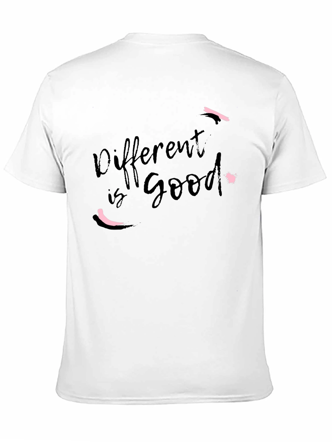 Different is Good Black Graphic Tee