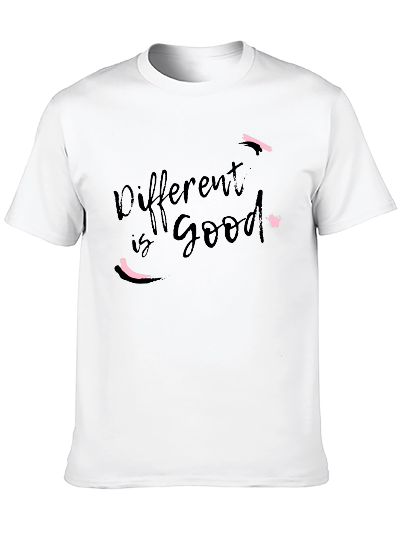 Different is Good Black Graphic Tee