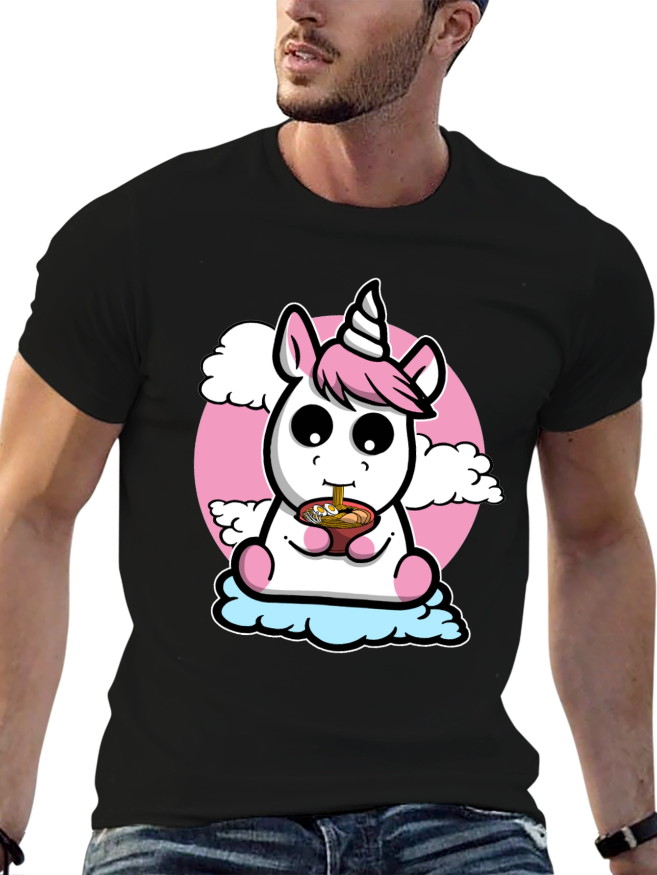 Unicorn Ramen Kawaii T-Shirt