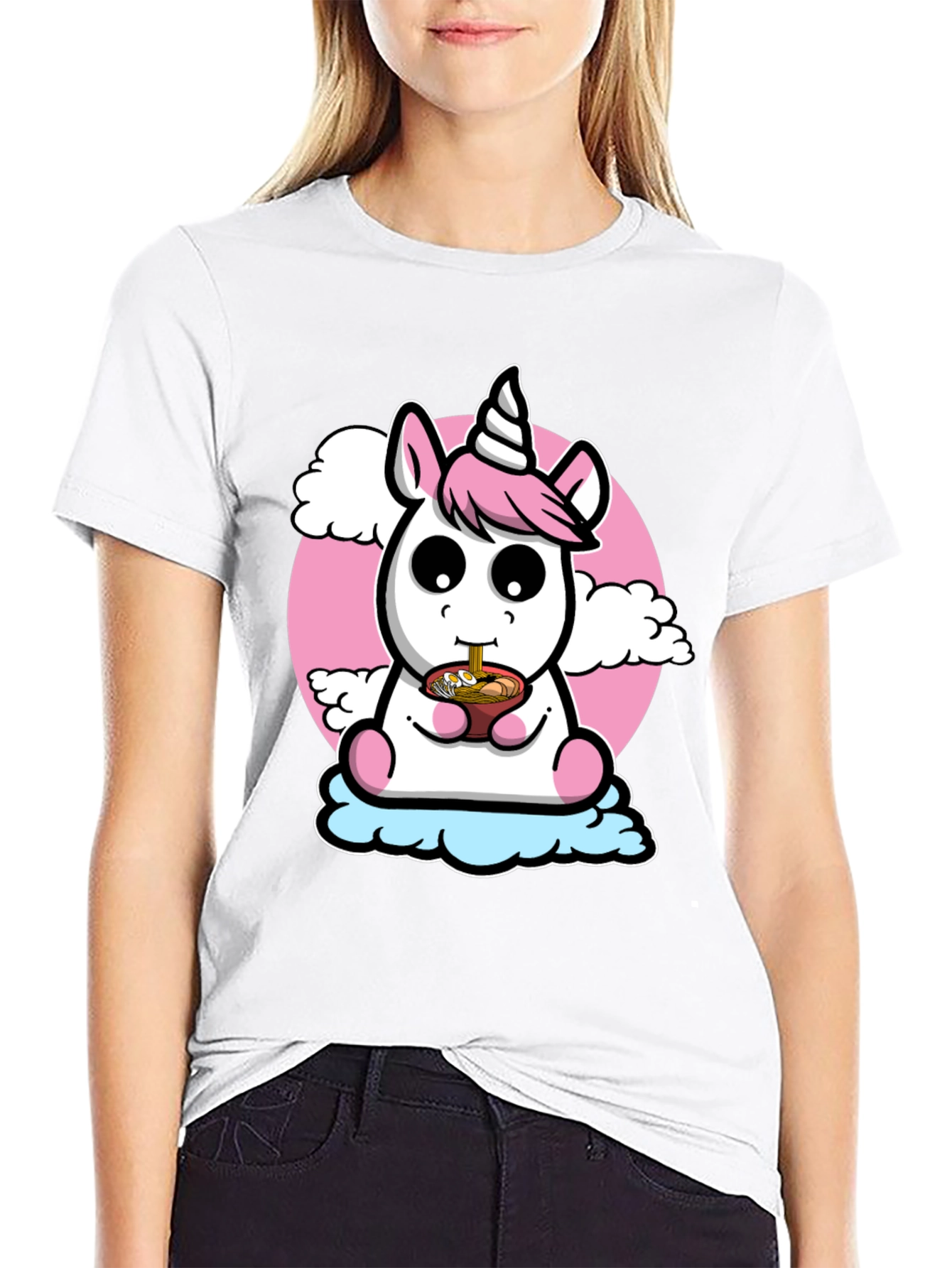 Unicorn Ramen Kawaii T-Shirt