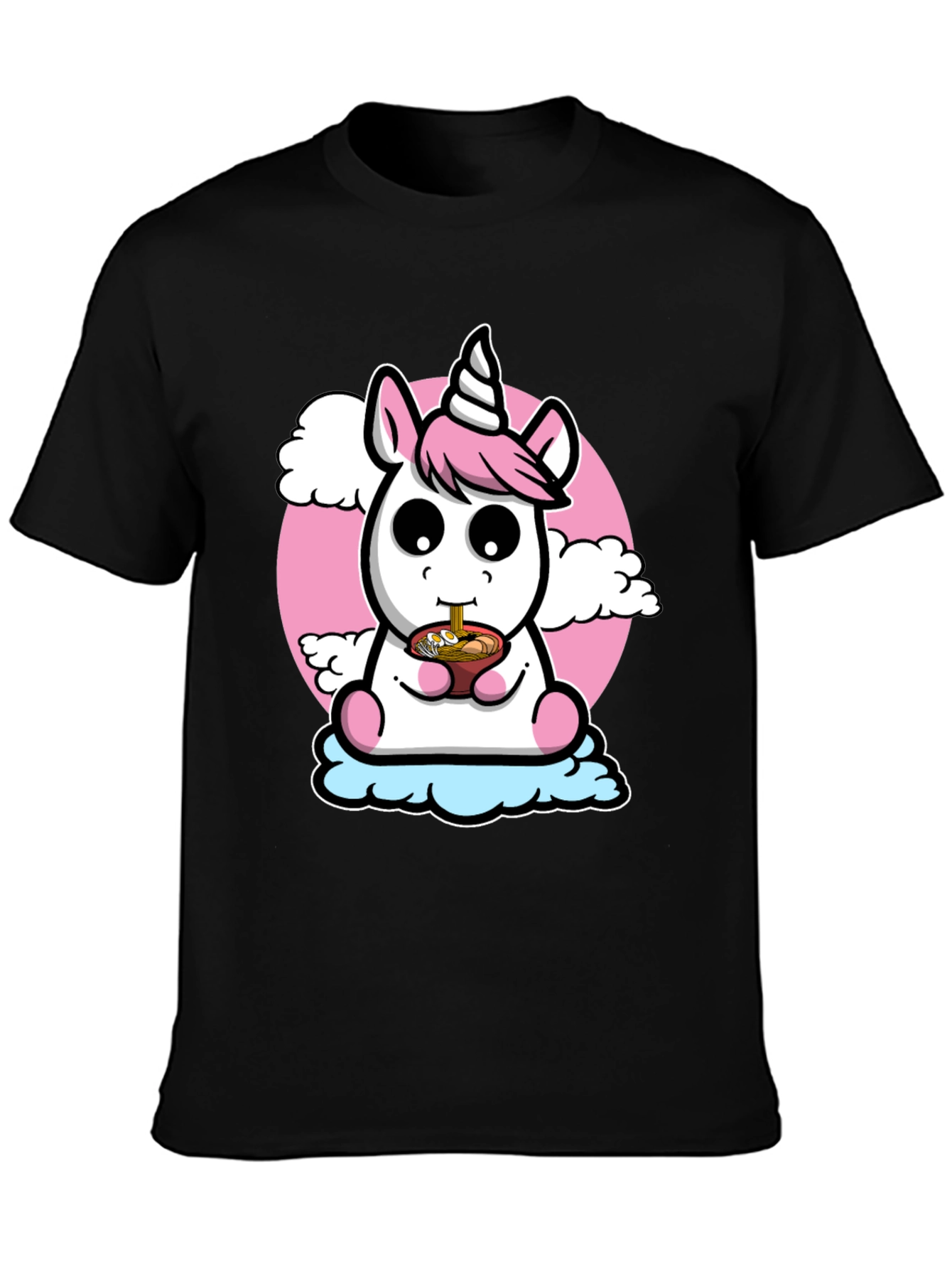Unicorn Ramen Kawaii T-Shirt