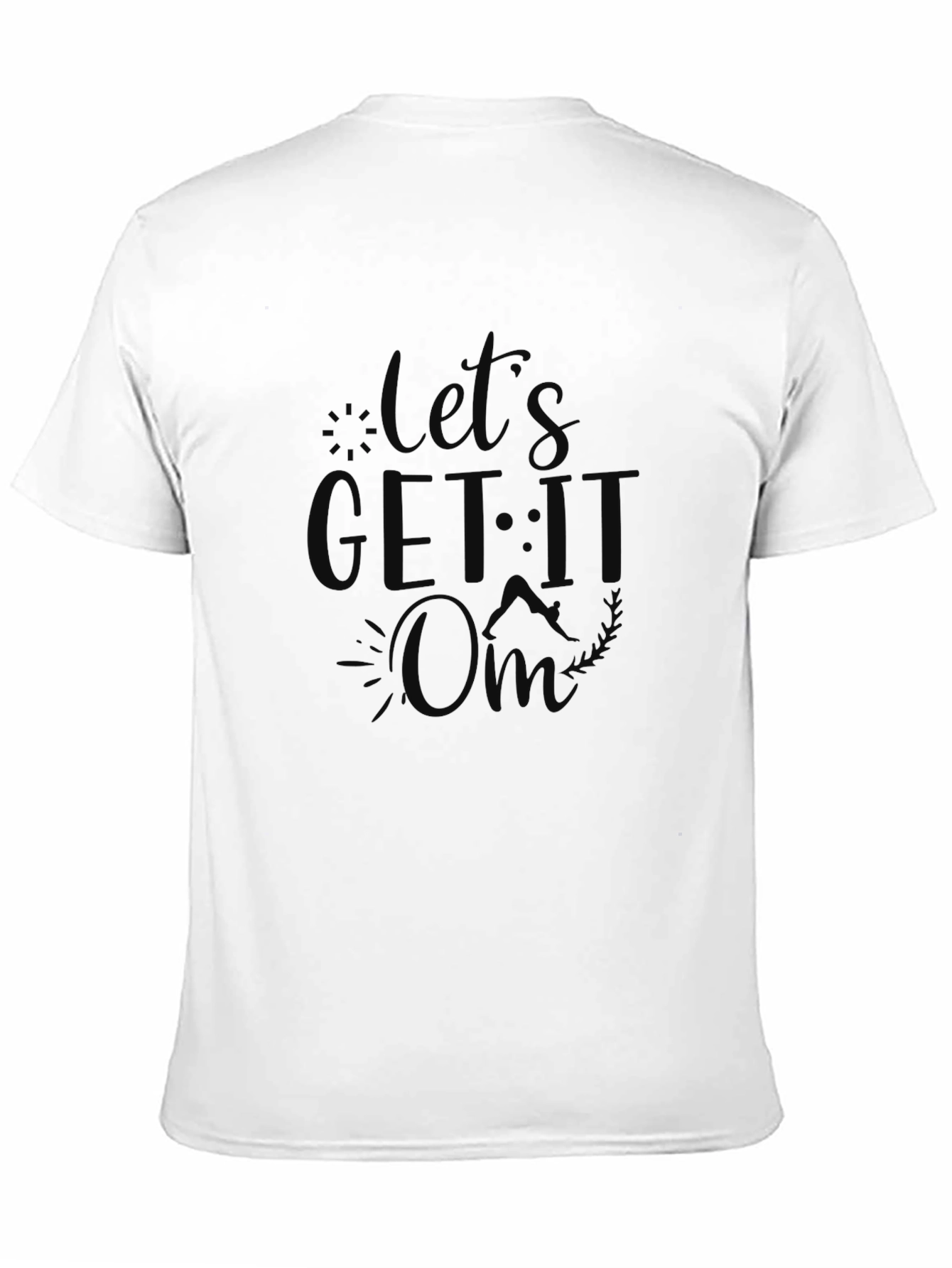 Lets Get It On Black Graphic Tee