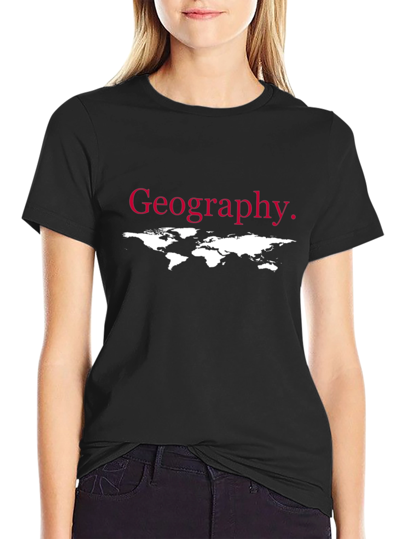 Geography T-Shirt - World Map Design