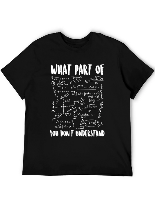 Math Equations Graphic T-Shirt - Funny Geeky Tee