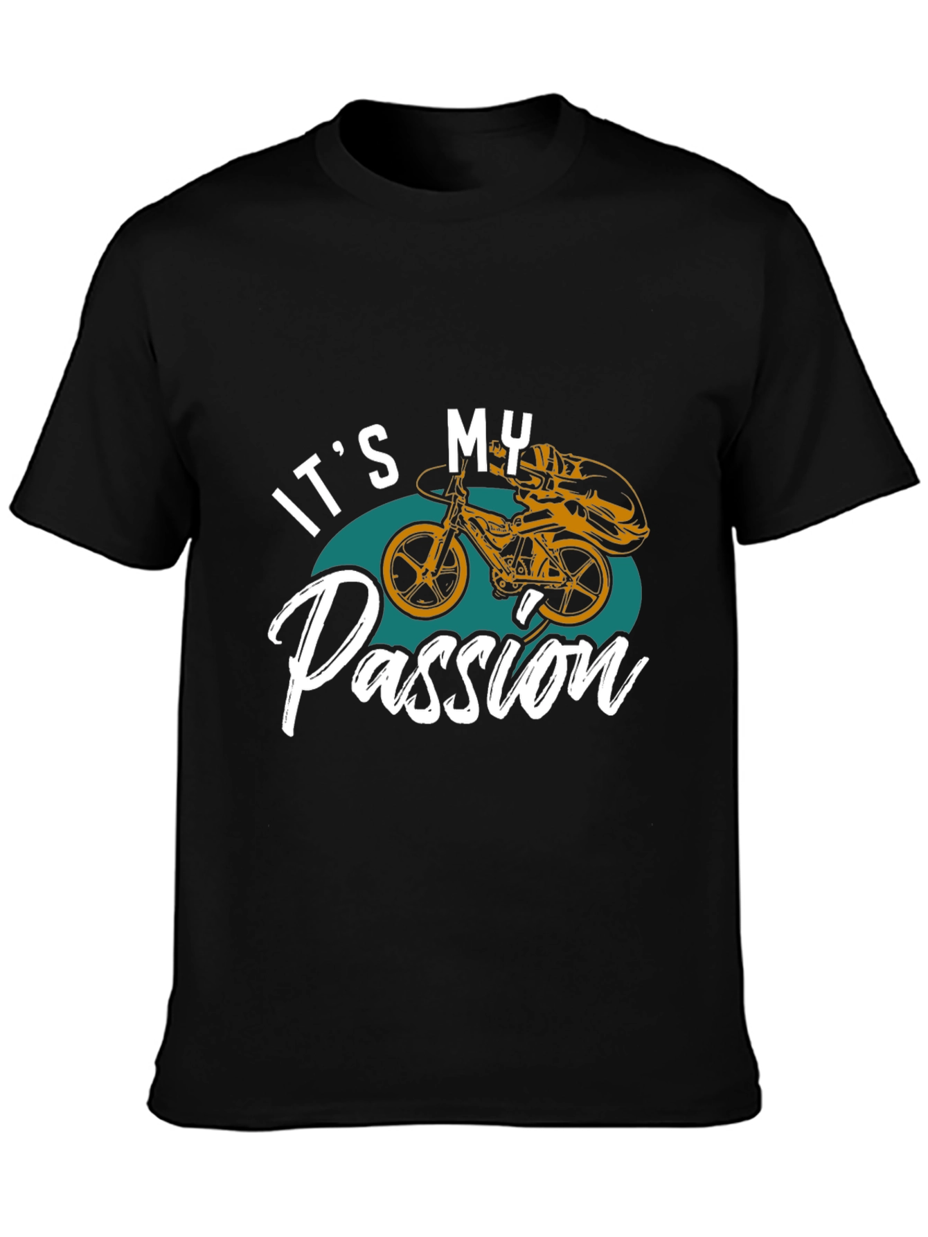 Its My Passion BMX T-Shirt Black Cotton Tee
