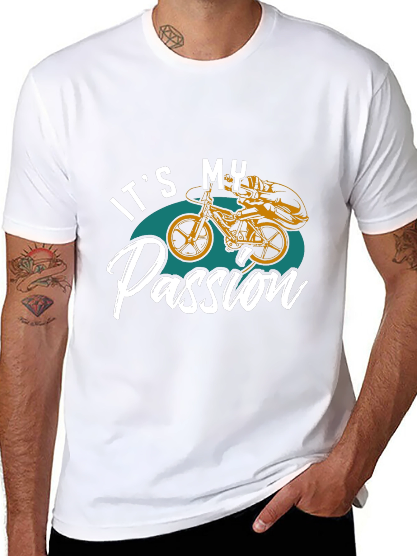 Its My Passion BMX T-Shirt Black Cotton Tee