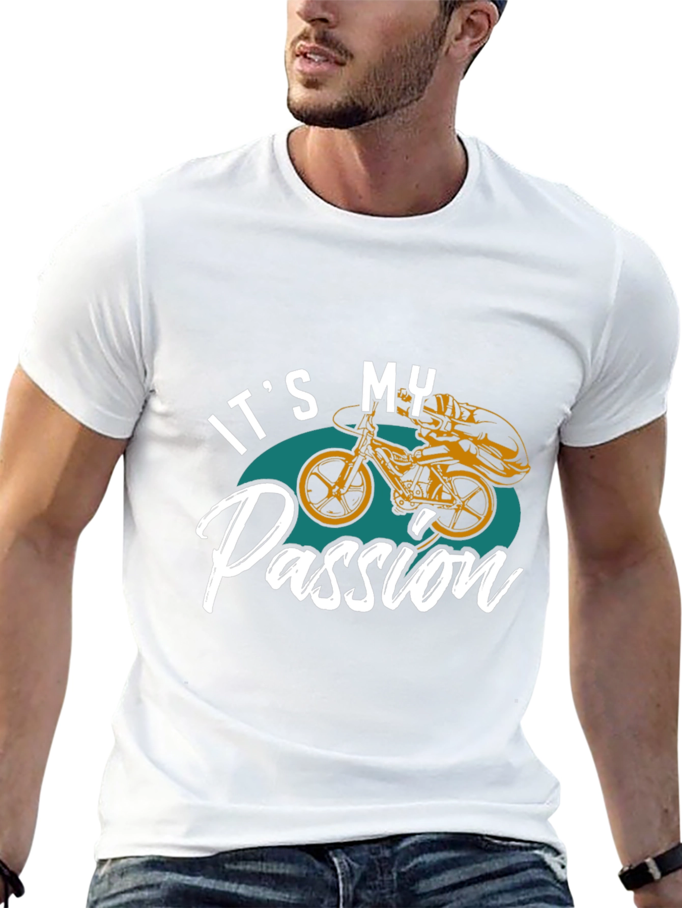 Its My Passion BMX T-Shirt Black Cotton Tee