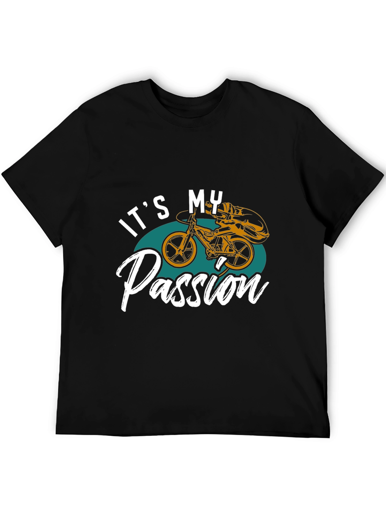 Its My Passion BMX T-Shirt Black Cotton Tee