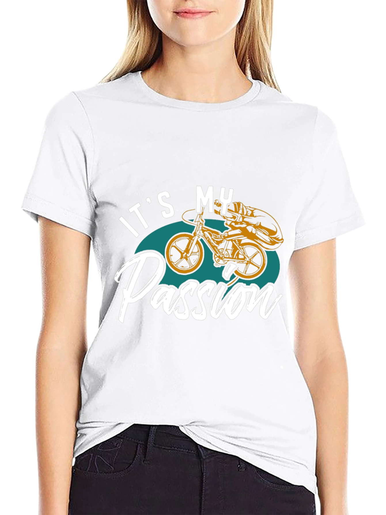 Its My Passion BMX T-Shirt Black Cotton Tee