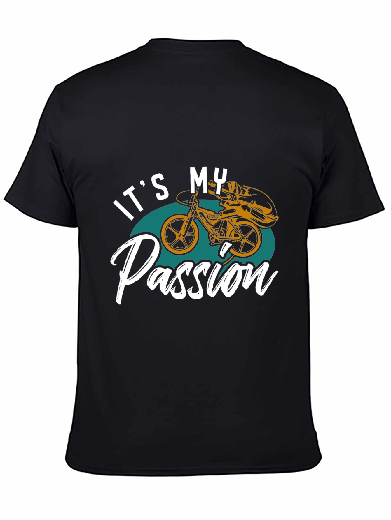 Its My Passion BMX T-Shirt Black Cotton Tee