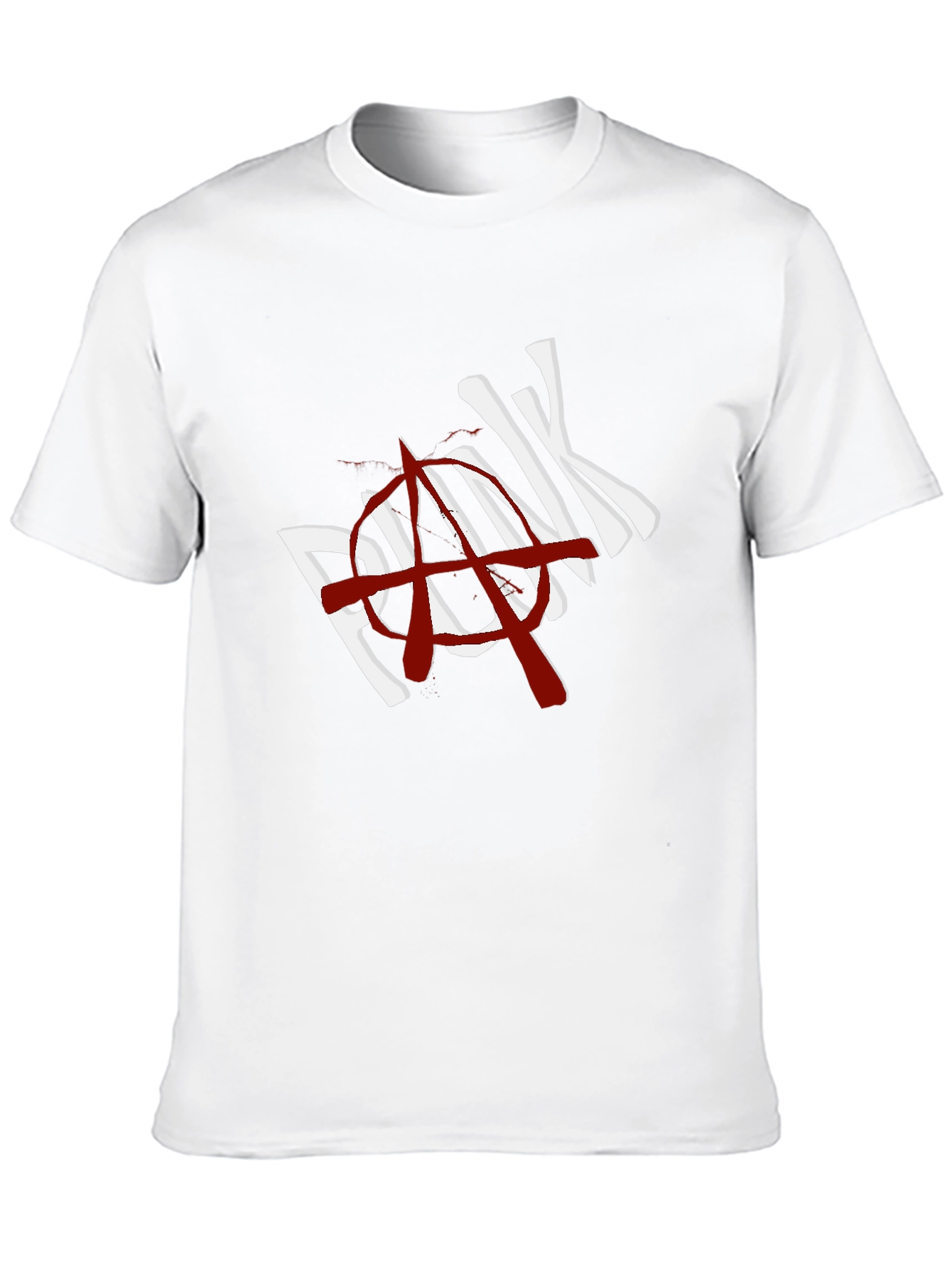 Punk Anarchy Graphic T-Shirt - Black