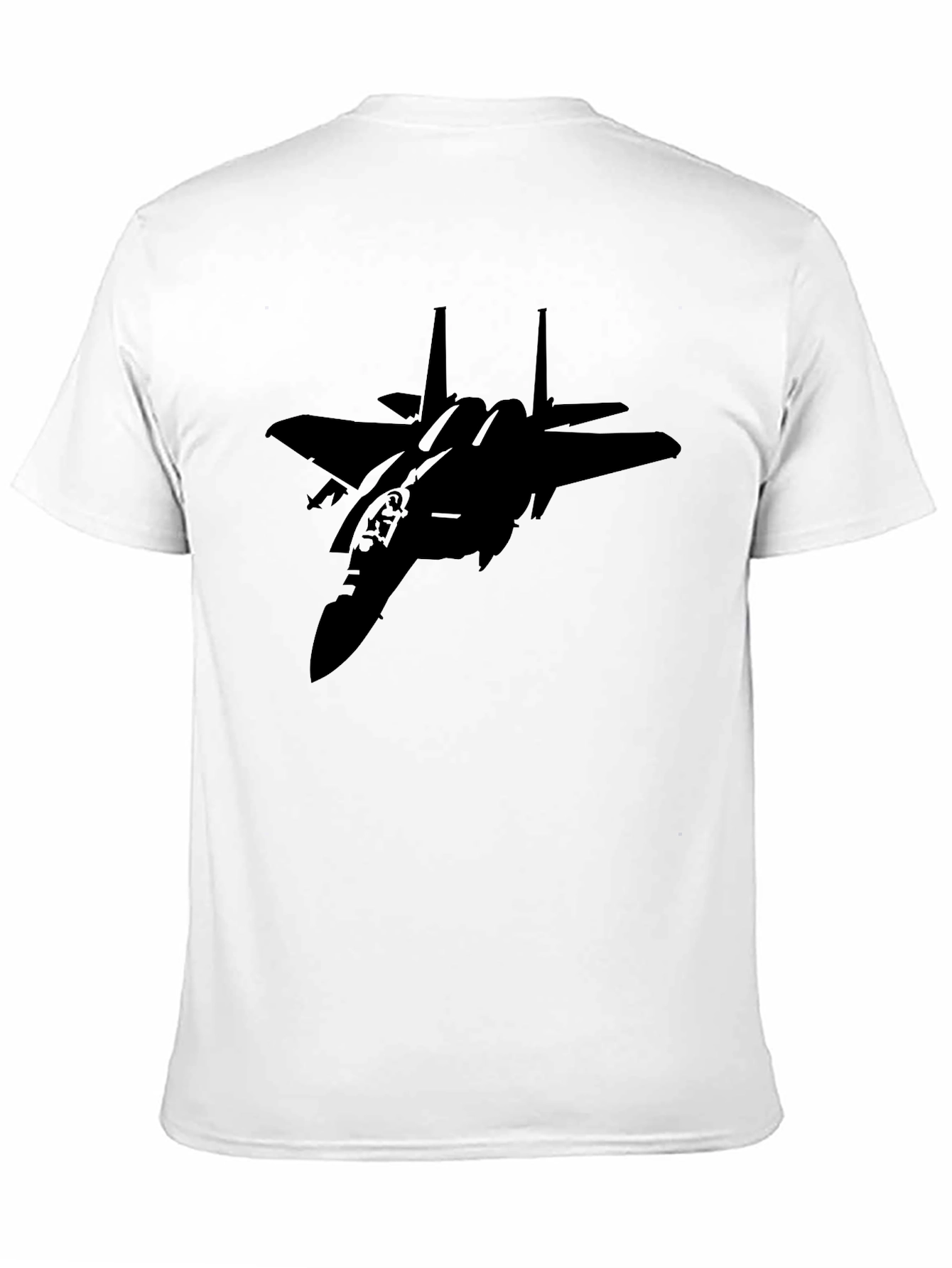 Jet Fighter Graphic Black T-Shirt