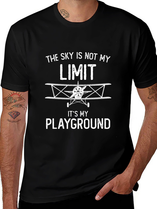 Pilot Aviation T-Shirt - The Sky is My Playground