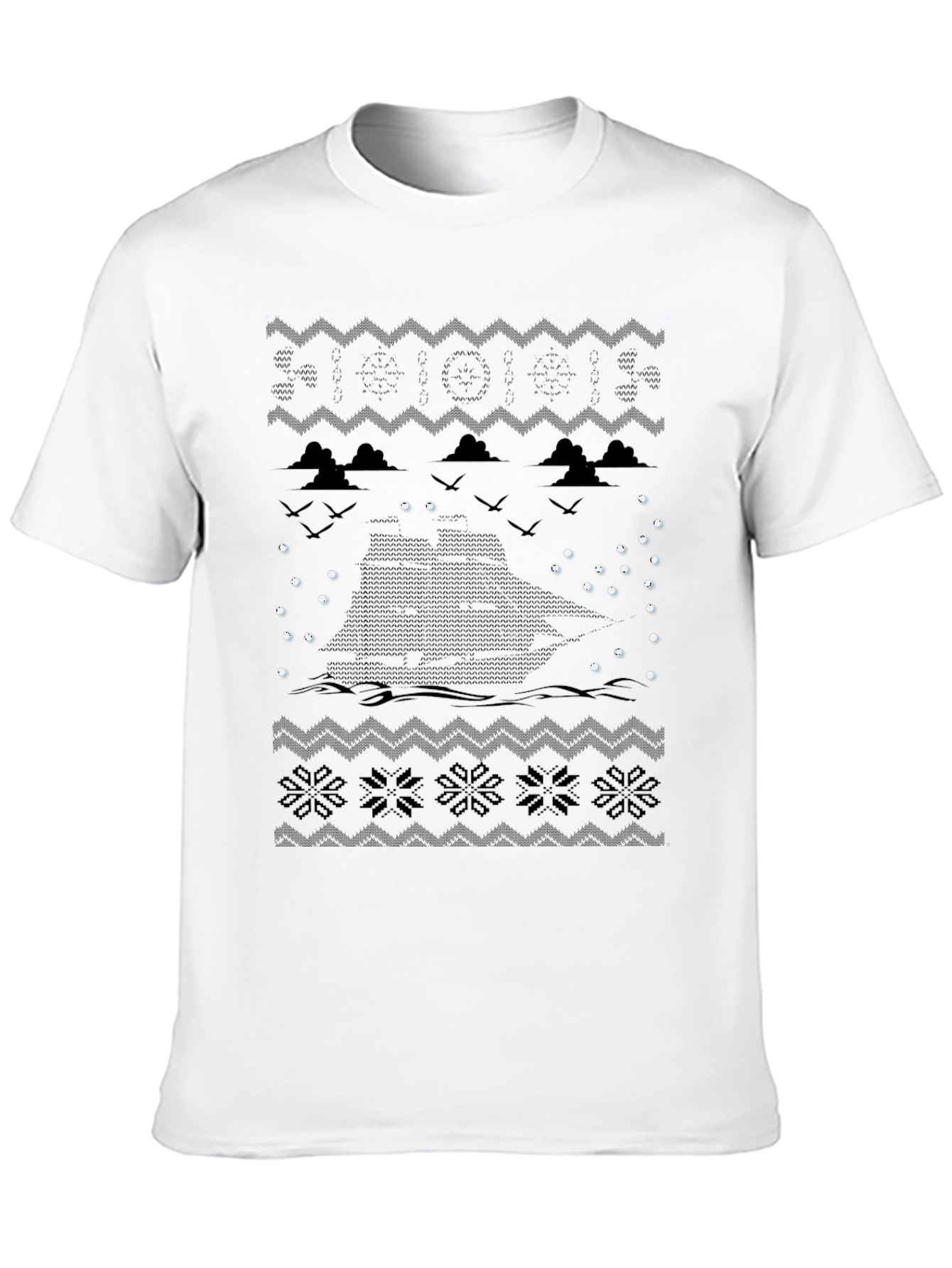 Nautical Christmas Crewneck T-Shirt
