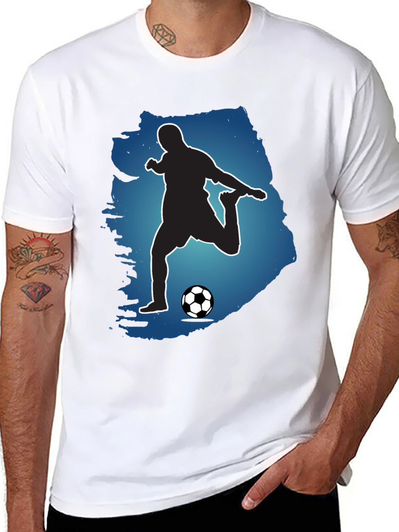 Soccer Player Graphic Tee