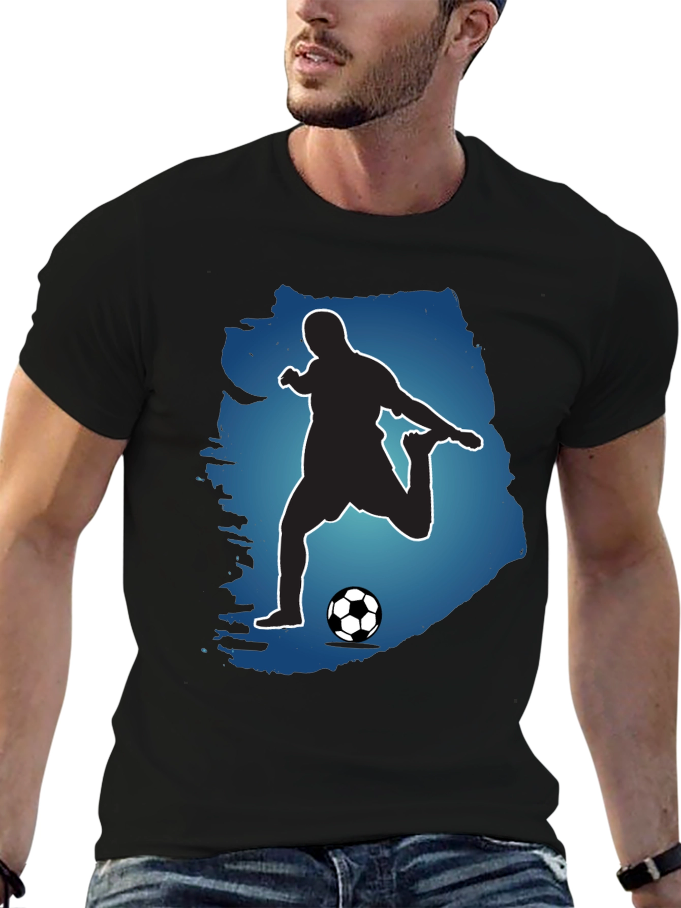 Soccer Player Graphic Tee