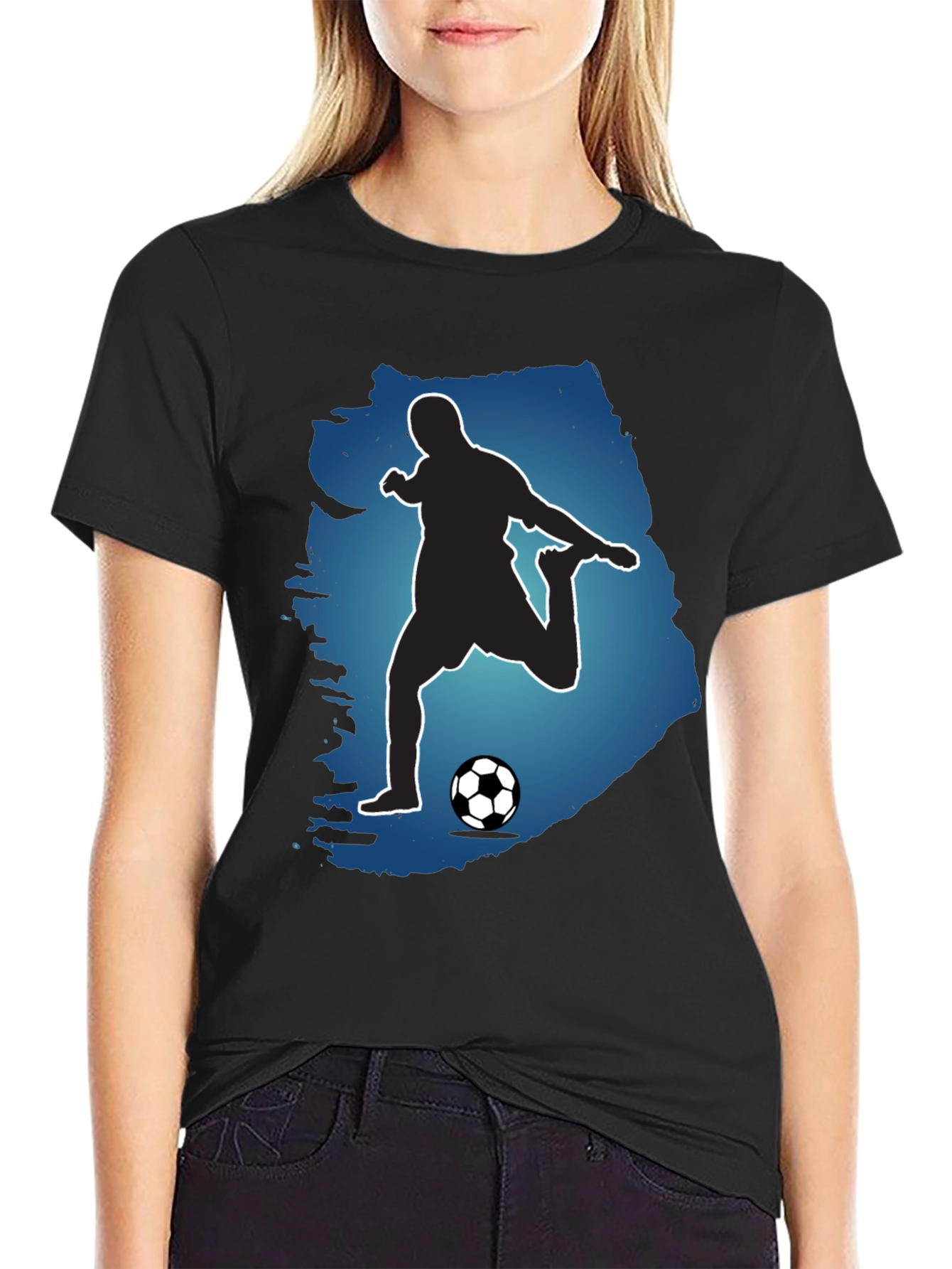 Soccer Player Graphic Tee